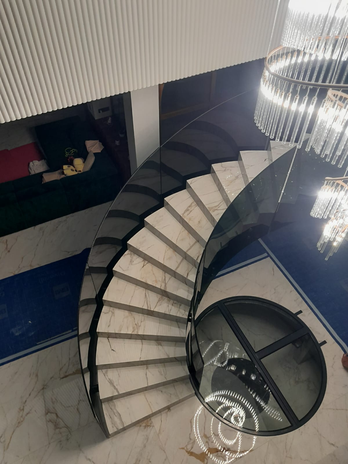 BARANDILLA DE CRISTAL CURVADO